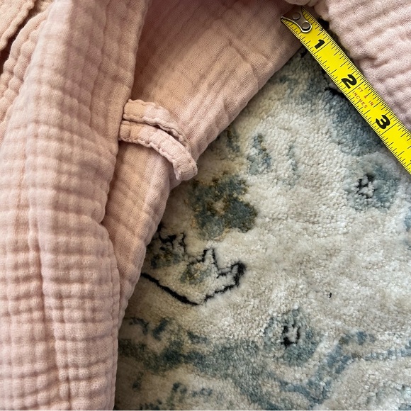 Parachute Home Pink Cloud Cotton Bathroom/Sleep Robe - Picture 11 of 11